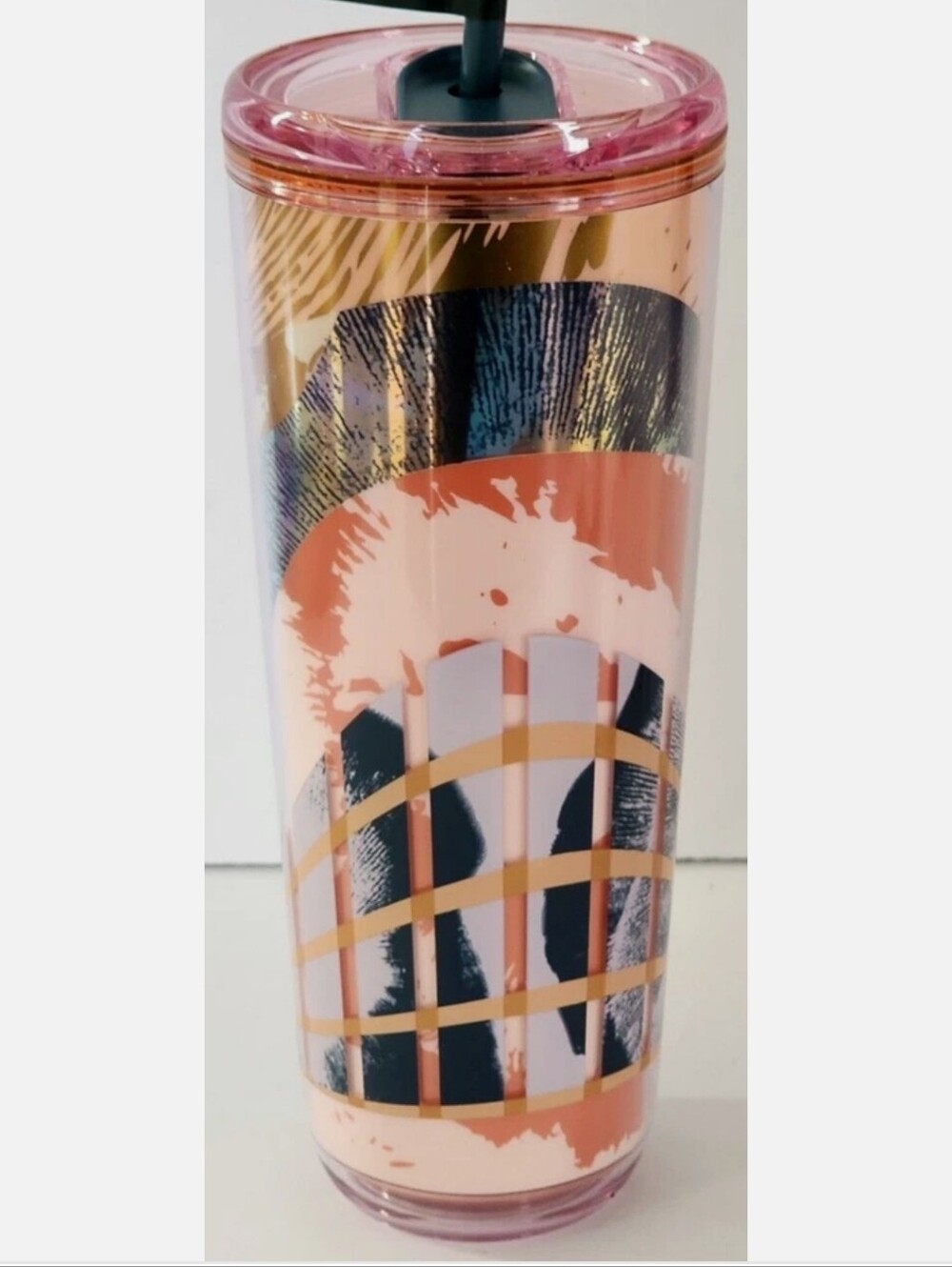 Starbucks Holiday 2024 Sip Through Or Straw Lid 24 Oz Hot/Cold Cup Tumbler